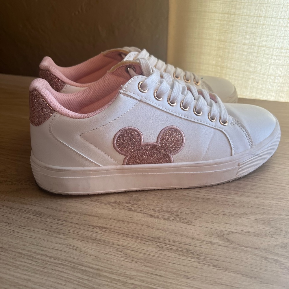 Rose Gold Mickey Sneakers